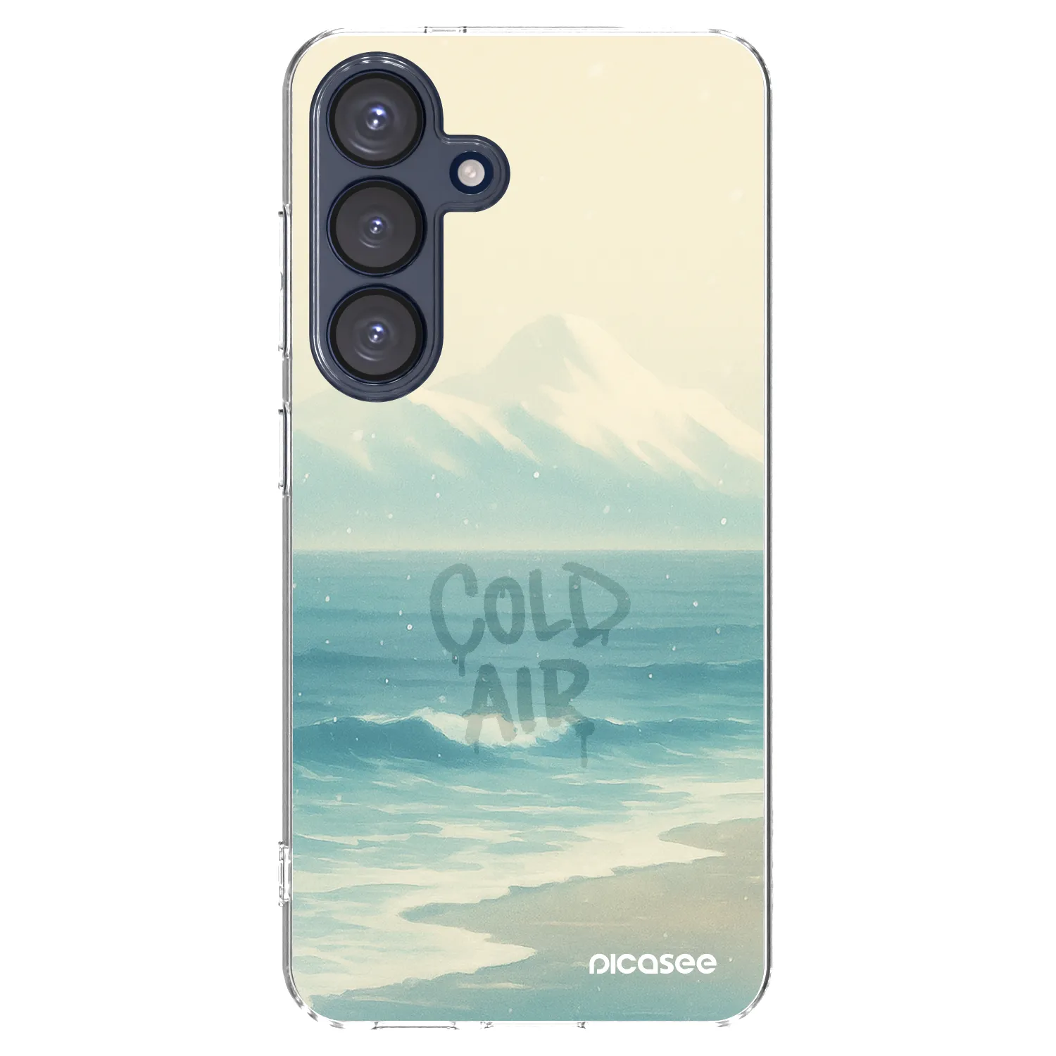 Picasee silikonski prozorni ovitek za Samsung Galaxy S25 5G - COLD AIR