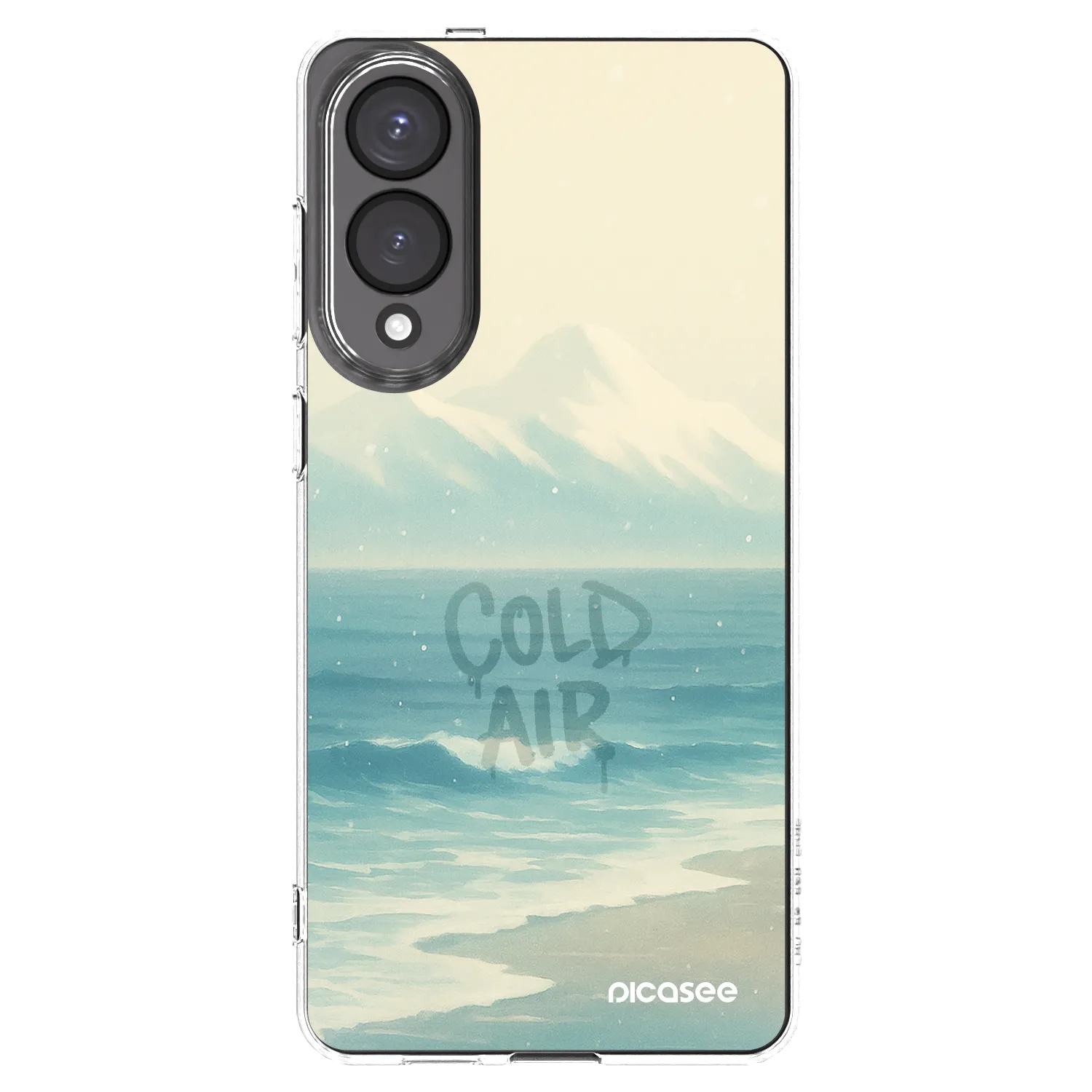Picasee silikonski prozorni ovitek za Samsung Galaxy S25 Edge 5G - COLD AIR