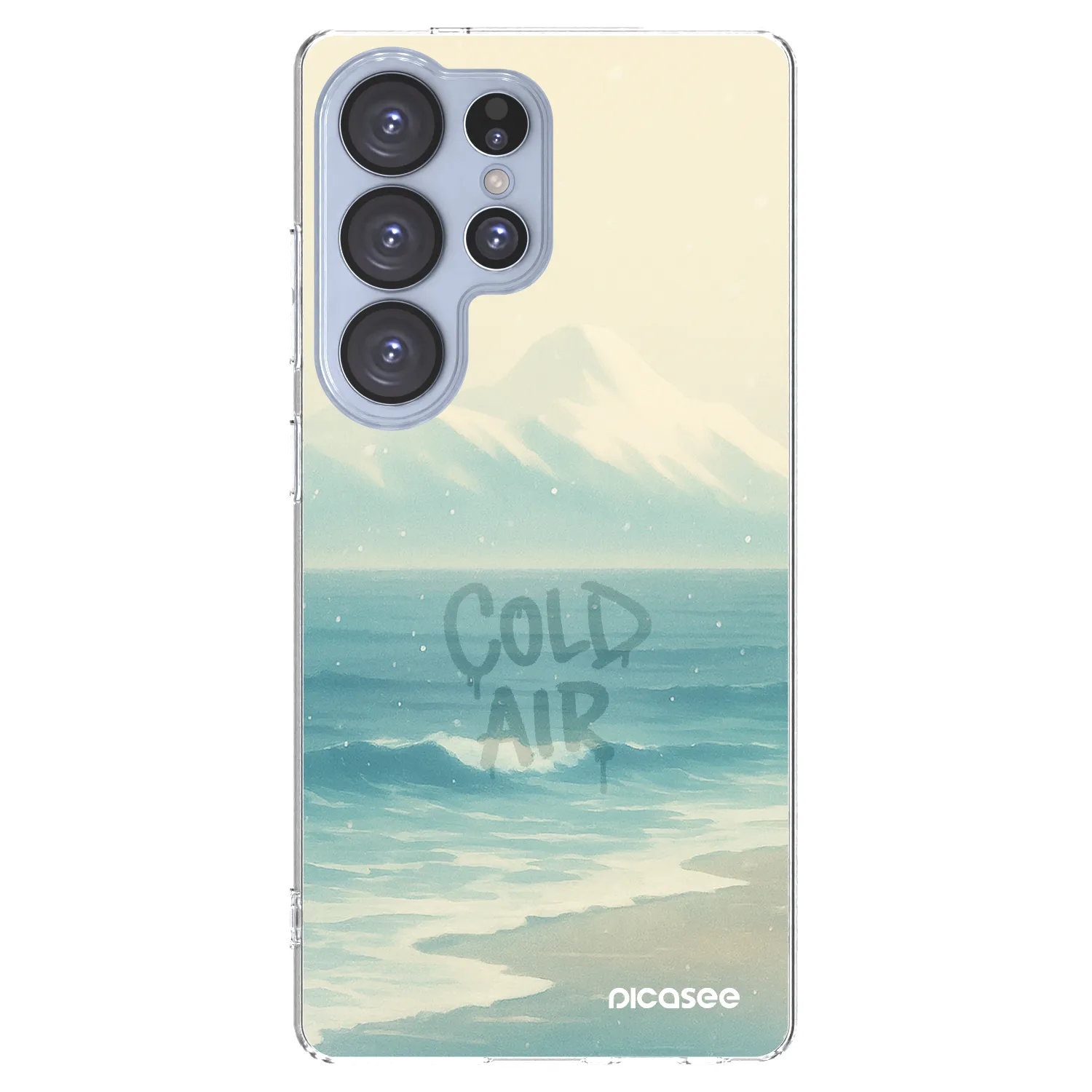 Picasee silikonski prozorni ovitek za Samsung Galaxy S25 Ultra 5G - COLD AIR