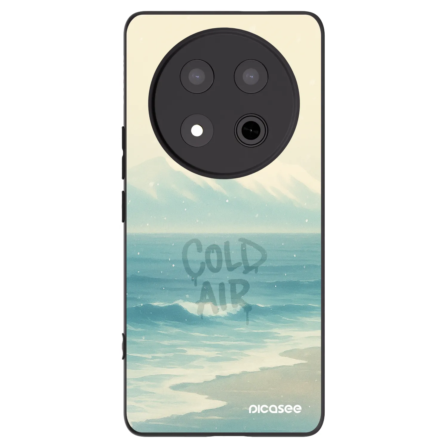 Picasee silikonski črni ovitek za Honor Magic7 Lite 5G - COLD AIR