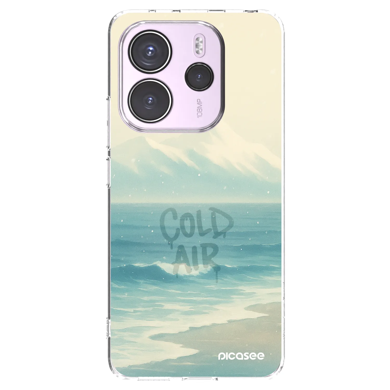 Picasee silikonski prozorni ovitek za Xiaomi Redmi Note 14 4G - COLD AIR