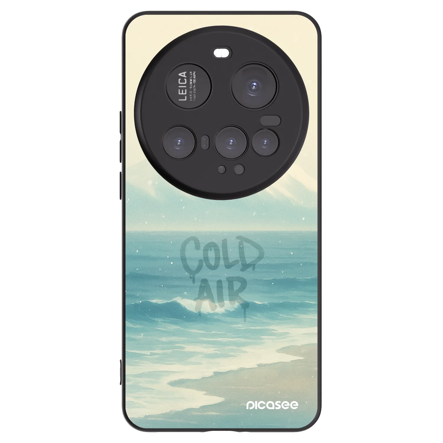 Picasee silikonski črni ovitek za Xiaomi 15 Ultra - COLD AIR