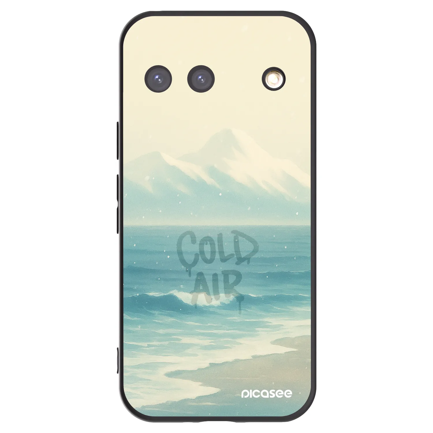 Picasee silikonski črni ovitek za Google Pixel 9 - COLD AIR