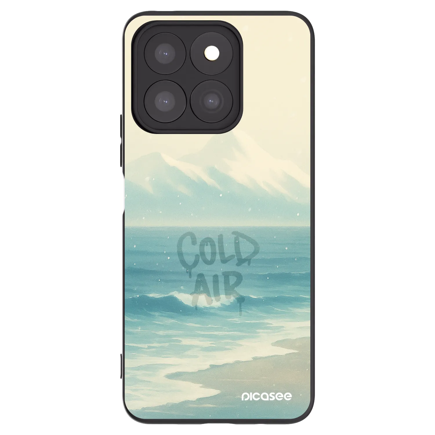 Picasee silikonski črni ovitek za Honor X8c - COLD AIR