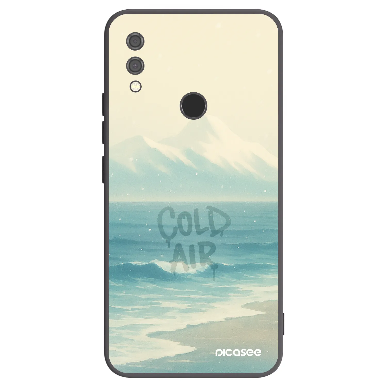 Picasee silikonski črni ovitek za Xiaomi Redmi Note 7 - COLD AIR