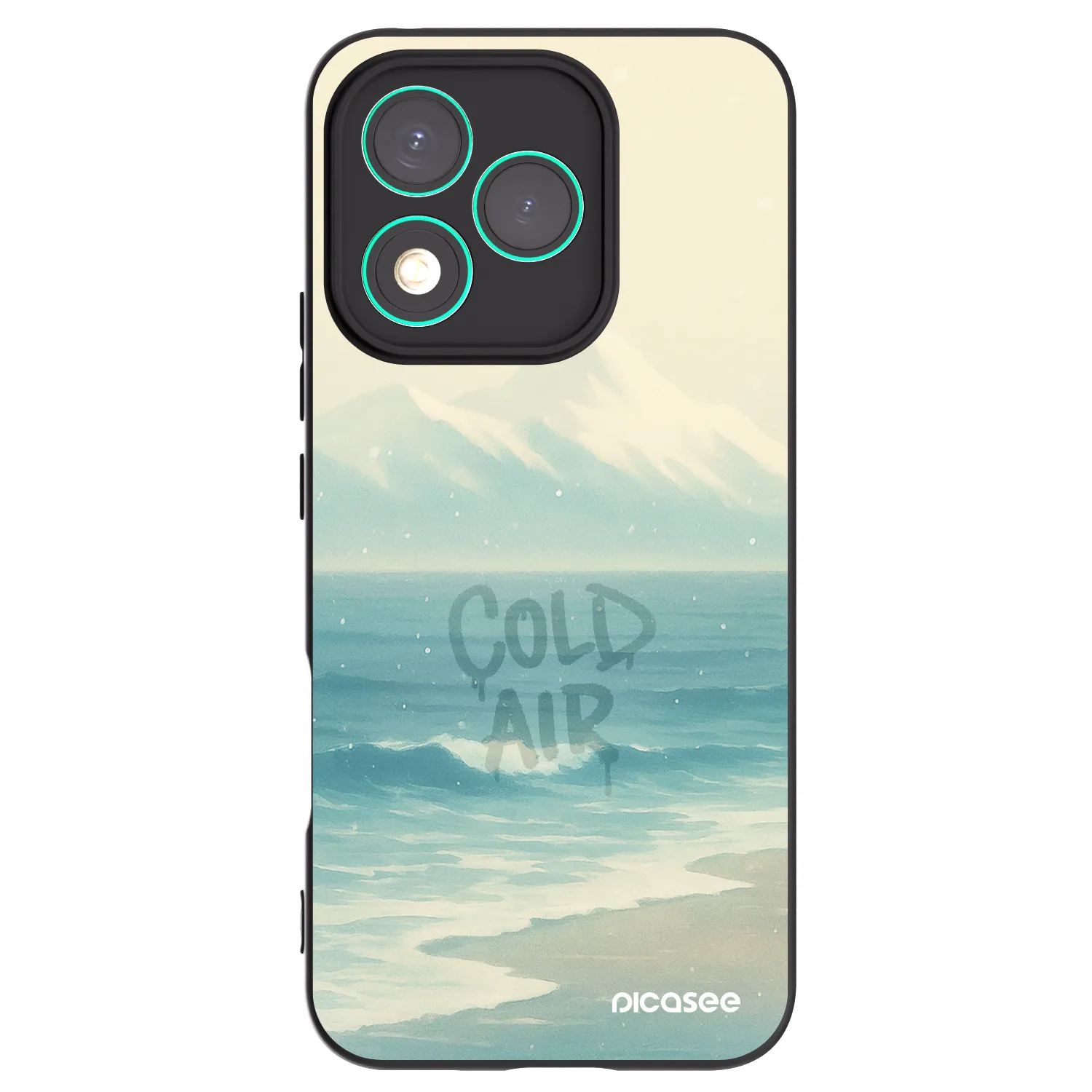 Picasee silikonski črni ovitek za Honor 400 Lite 5G - COLD AIR