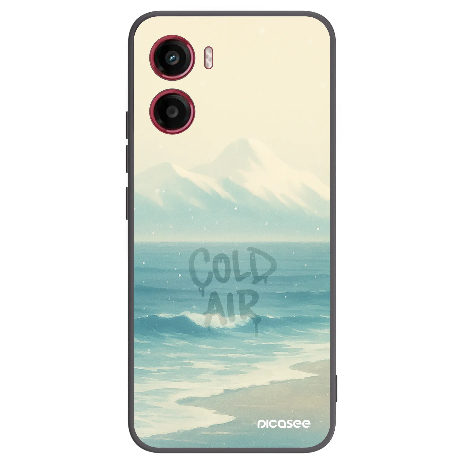 Picasee silikonski črni ovitek za Motorola Moto G05 - COLD AIR