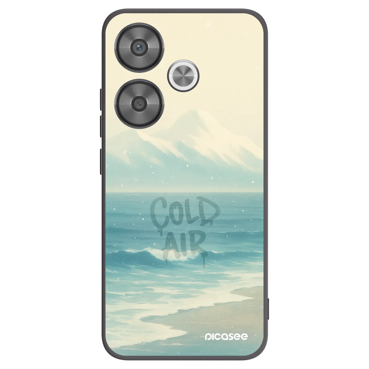 Picasee silikonski črni ovitek za Xiaomi Poco F6 - COLD AIR