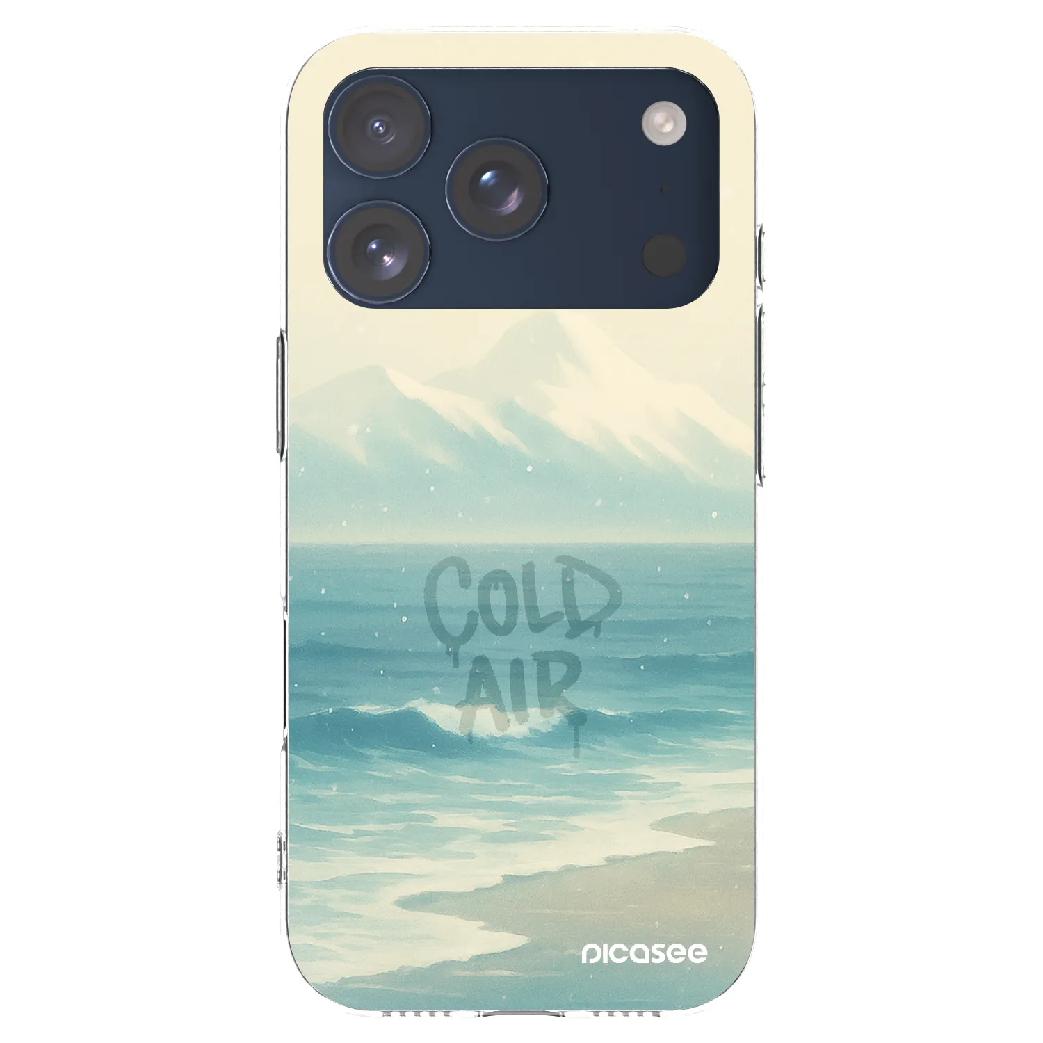Picasee silikonski prozorni ovitek za Apple iPhone 17 Pro - COLD AIR