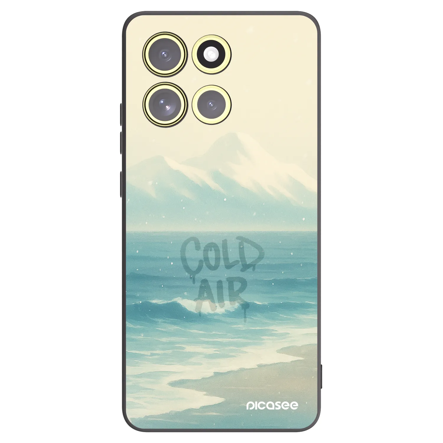 Picasee silikonski črni ovitek za Motorola Moto G86 Power 5G - COLD AIR