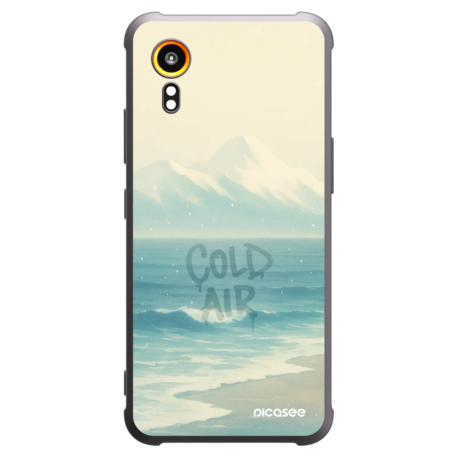 Picasee silikonski črni ovitek za Samsung Galaxy Xcover 7 - COLD AIR