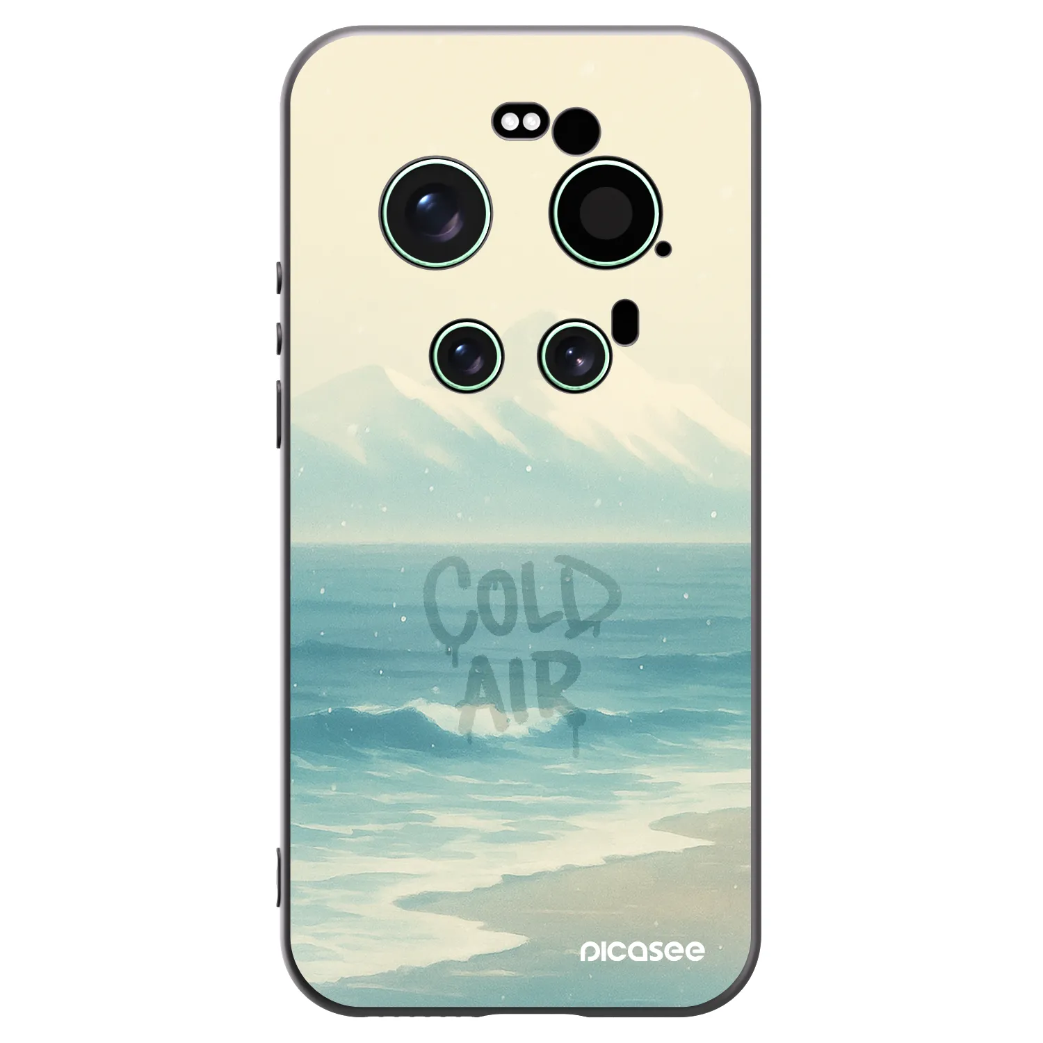 Picasee silikonski črni ovitek za Xiaomi 17 Ultra - COLD AIR