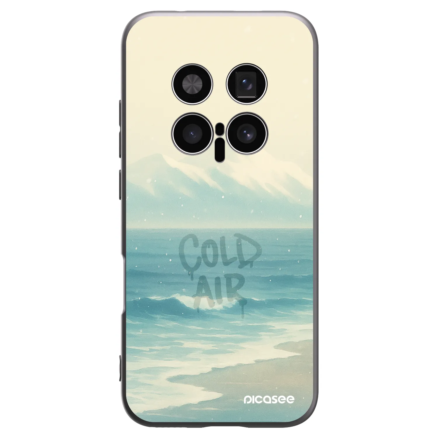 Picasee silikonski črni ovitek za Honor Magic8 Pro 5G - COLD AIR