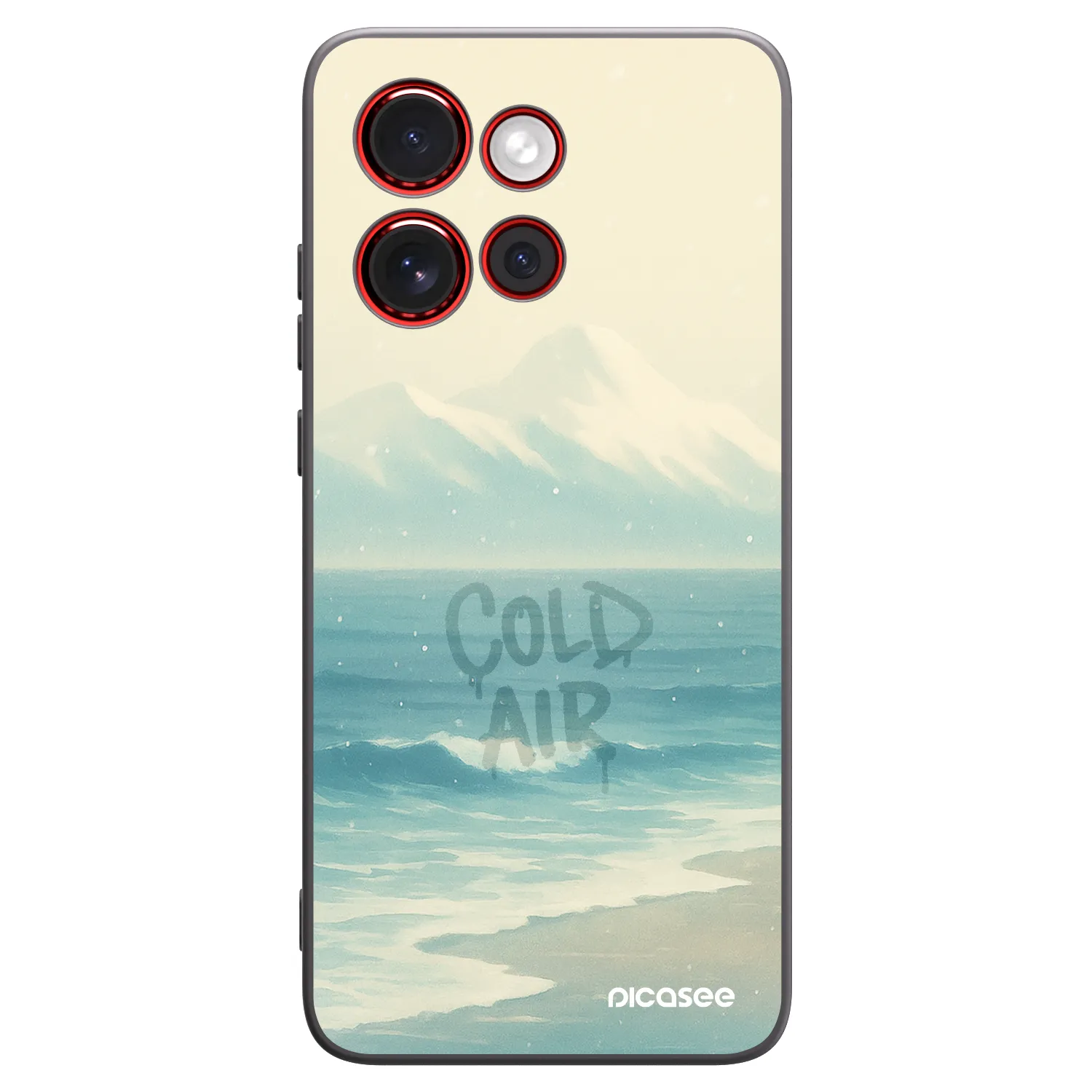 Picasee silikonski črni ovitek za Motorola Edge 60 Neo 5G - COLD AIR