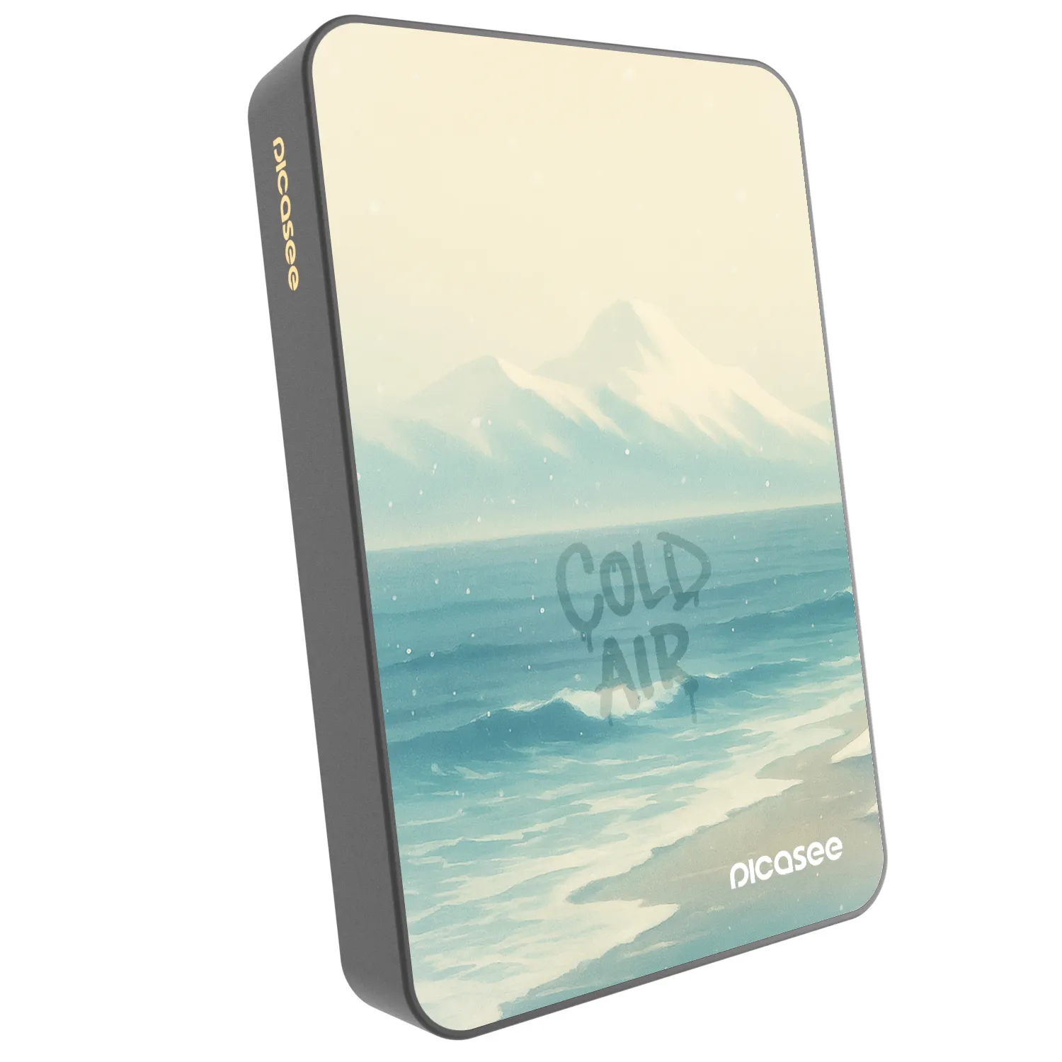 Picasee Prenosna baterija z MagSafe 10 000 mAh Siva - COLD AIR