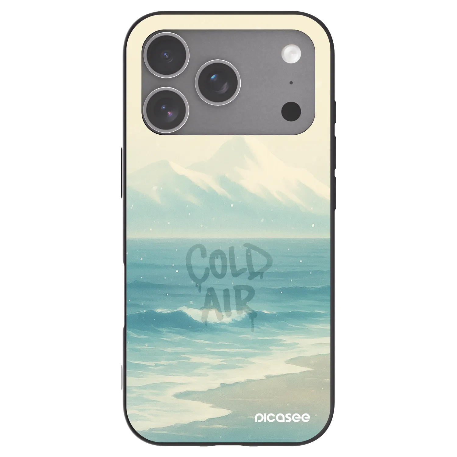Picasee silikonski črni ovitek za Apple iPhone 18 Pro - COLD AIR