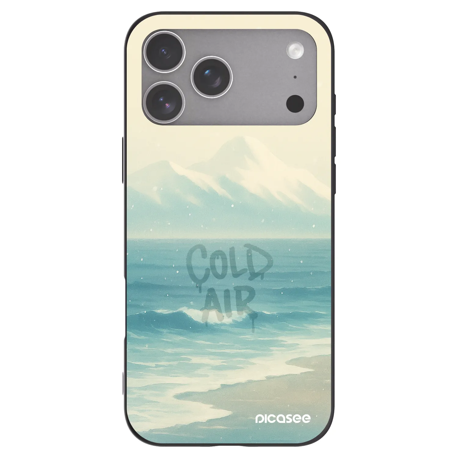 Picasee silikonski črni ovitek za Apple iPhone 18 Pro Max - COLD AIR