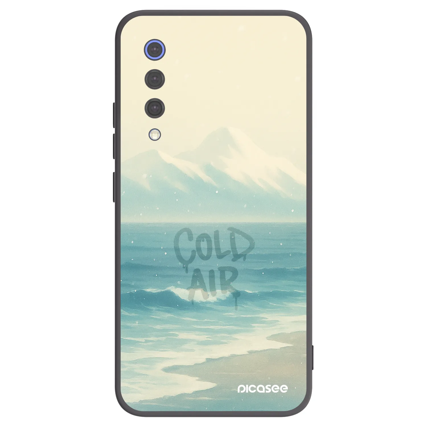 Picasee silikonski črni ovitek za Xiaomi Mi 9 SE - COLD AIR