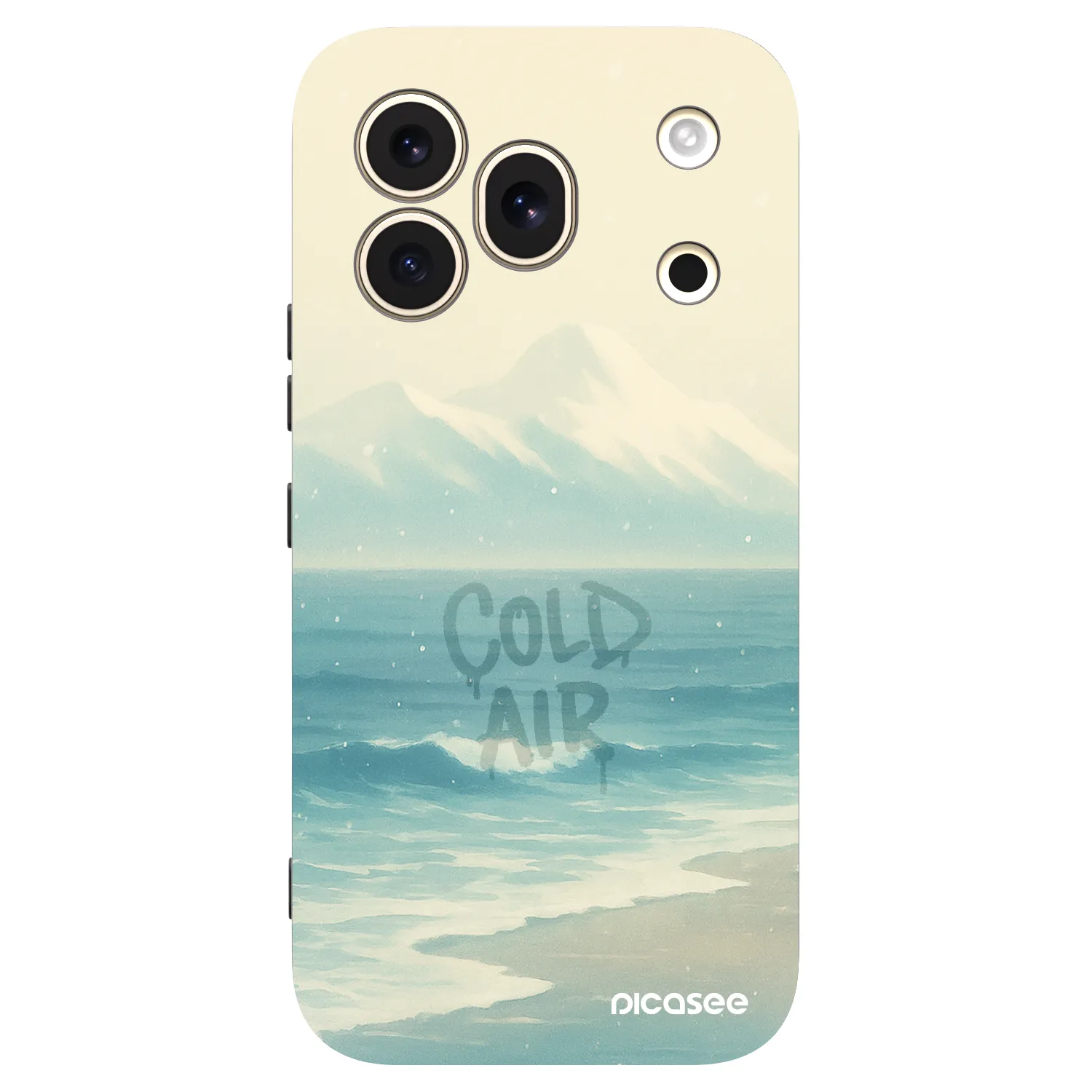 Picasee silikonski črni ovitek za Honor 600 Pro - COLD AIR