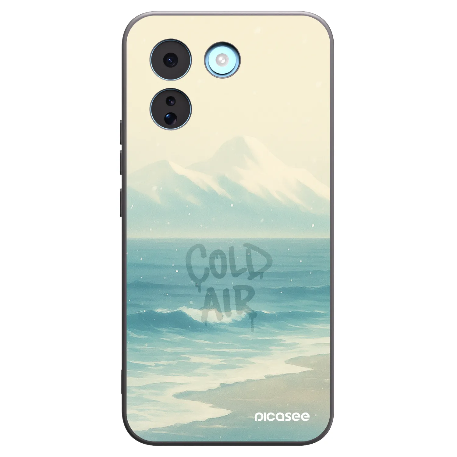 Picasee silikonski črni ovitek za Xiaomi Redmi Note 17 Pro MAX 5G - COLD AIR
