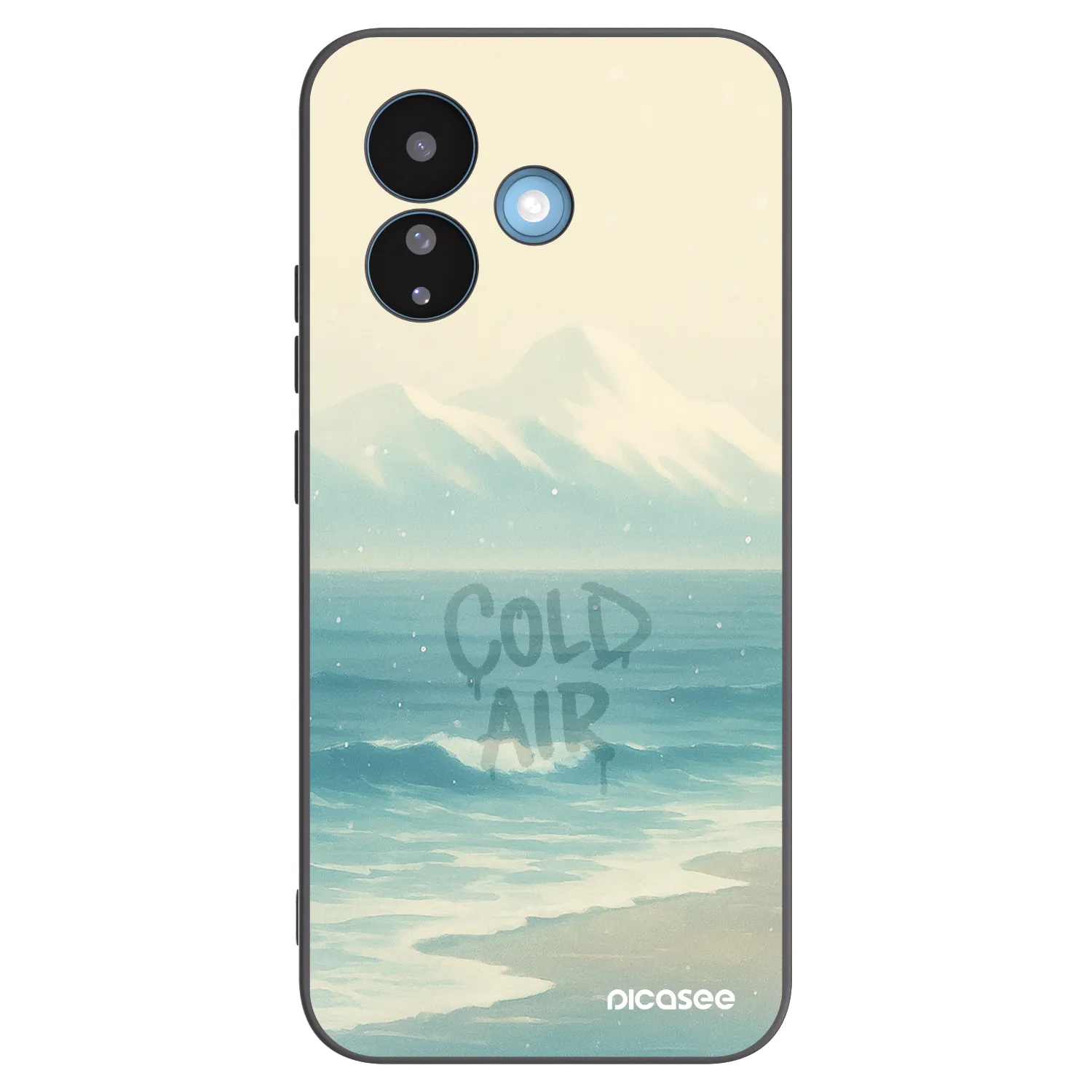Picasee silikonski črni ovitek za Xiaomi Redmi Note 17 Pro 5G - COLD AIR