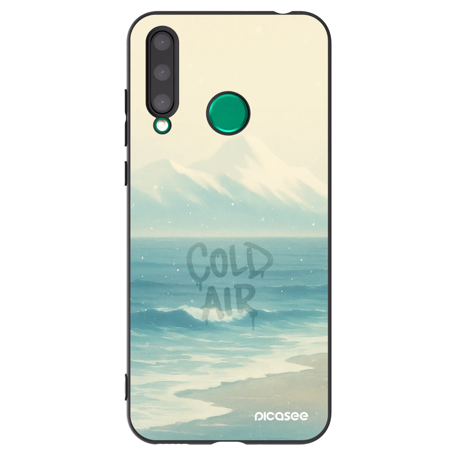 Picasee silikonski črni ovitek za Honor 20 Lite - COLD AIR