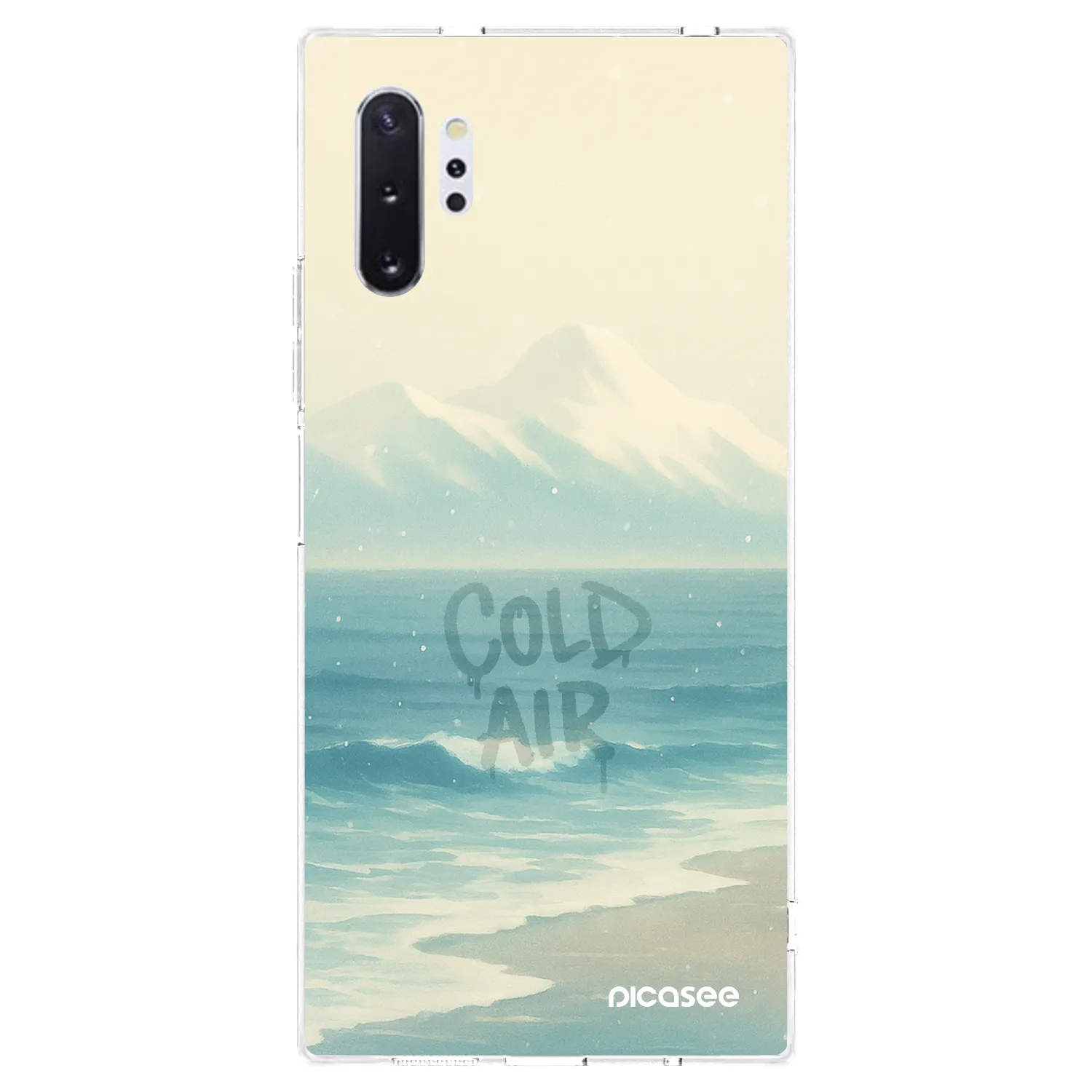 Picasee silikonski prozorni ovitek za Samsung Galaxy Note 10+ N975F - COLD AIR
