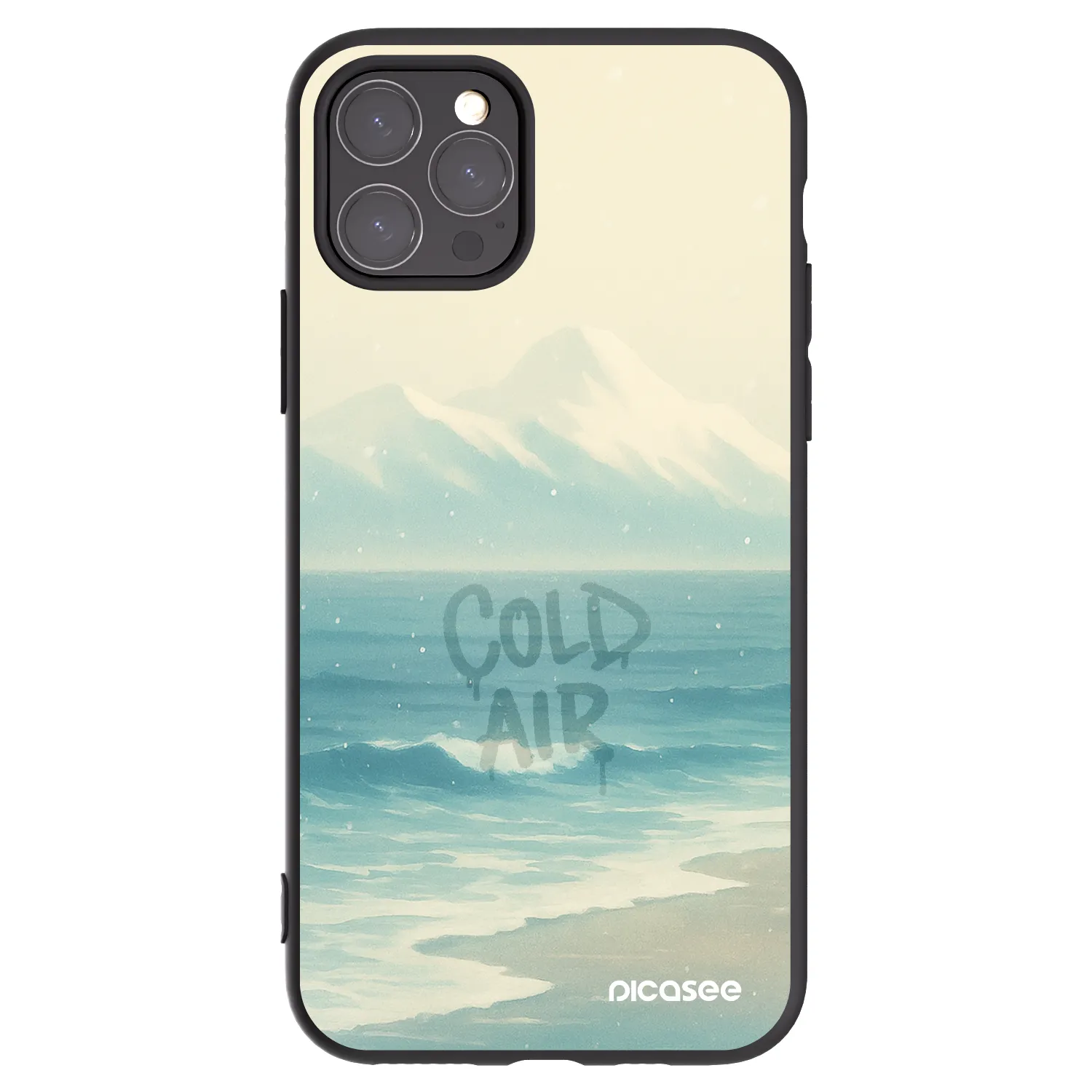 Picasee silikonski črni ovitek za Apple iPhone 11 Pro - COLD AIR