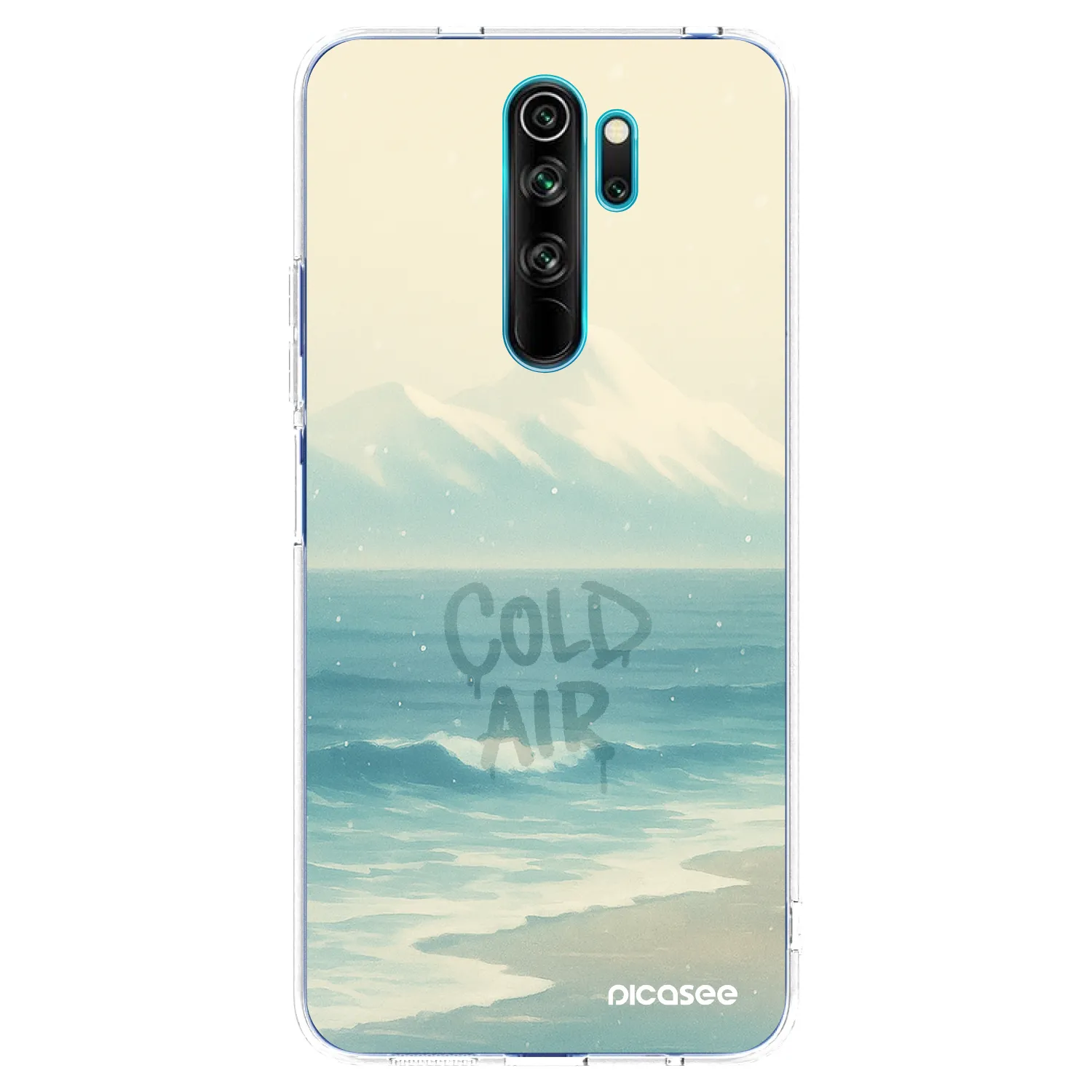 Picasee silikonski prozorni ovitek za Xiaomi Redmi Note 8 Pro - COLD AIR