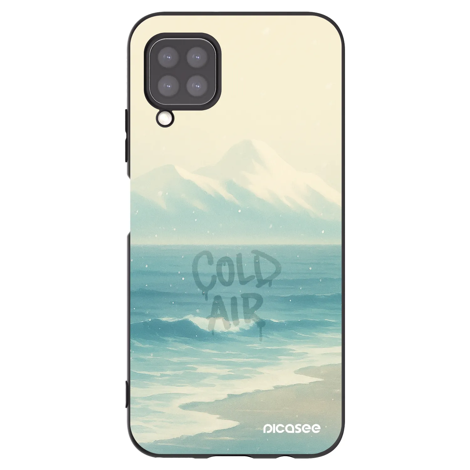Picasee silikonski črni ovitek za Huawei P40 Lite - COLD AIR
