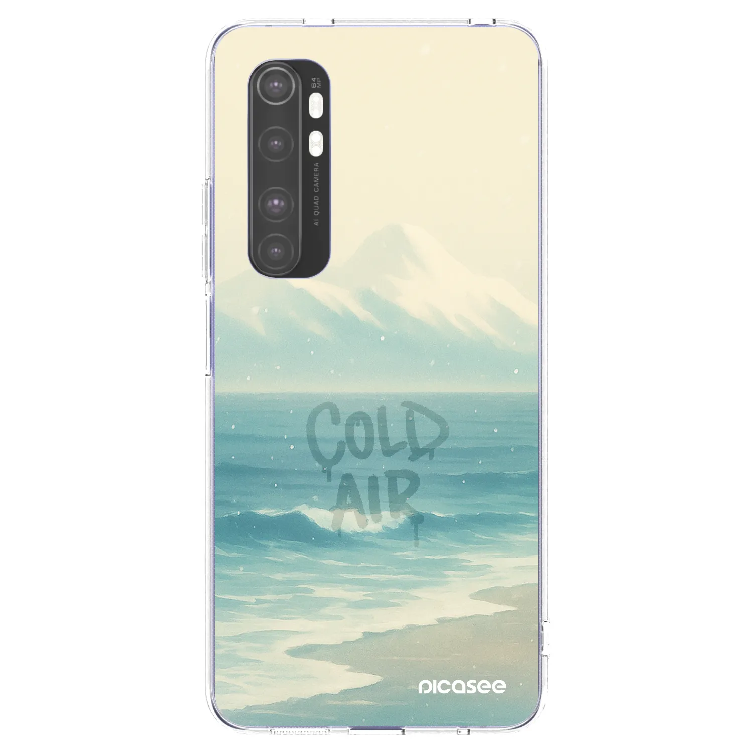 Picasee silikonski prozorni ovitek za Xiaomi Mi Note 10 Lite - COLD AIR