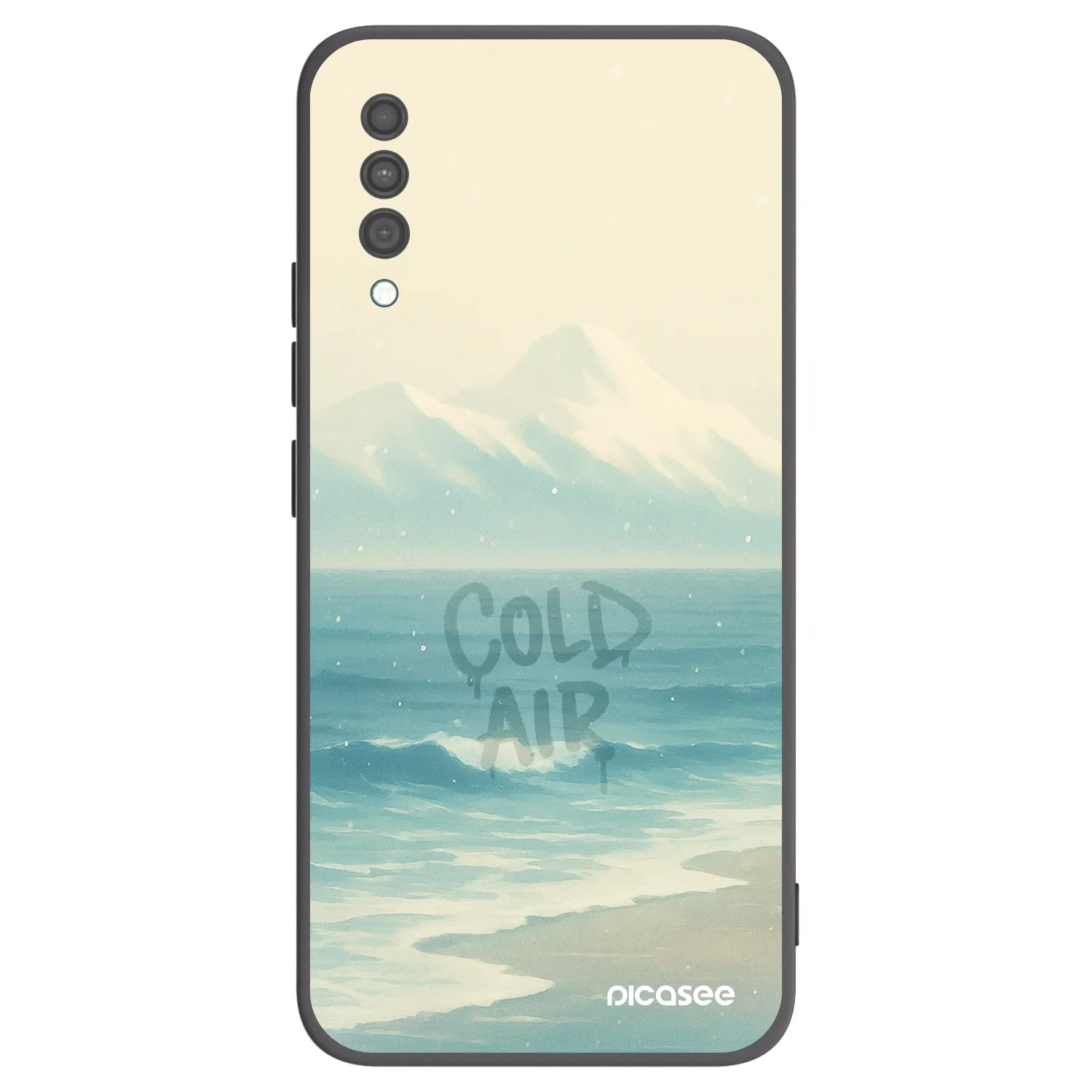 Picasee silikonski črni ovitek za Samsung Galaxy A30s A307F - COLD AIR