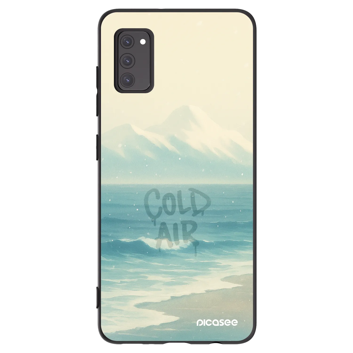Picasee silikonski črni ovitek za Samsung Galaxy A41 A415F - COLD AIR