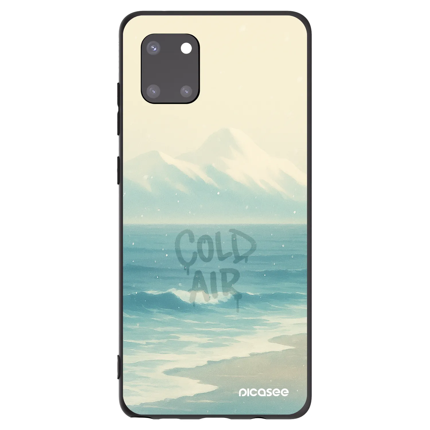 Picasee silikonski črni ovitek za Samsung Galaxy Note 10 Lite N770F - COLD AIR