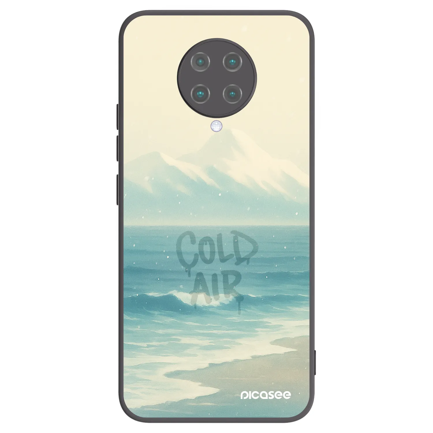Picasee silikonski črni ovitek za Xiaomi Poco F2 Pro - COLD AIR