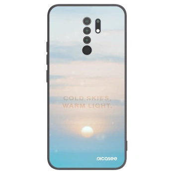 Picasee silikonski črni ovitek za Xiaomi Redmi 9 - COLD SKIES