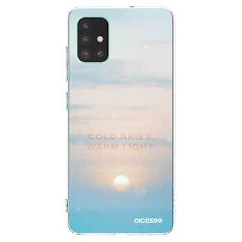 Picasee silikonski prozorni ovitek za Samsung Galaxy M51 M515F - COLD SKIES