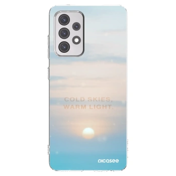 Picasee silikonski prozorni ovitek za Samsung Galaxy A52 5G A525F - COLD SKIES