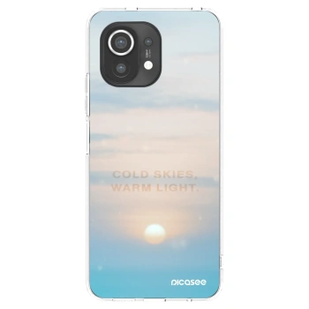 Picasee silikonski prozorni ovitek za Xiaomi Mi 11 - COLD SKIES