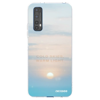 Picasee silikonski prozorni ovitek za Realme 7 - COLD SKIES
