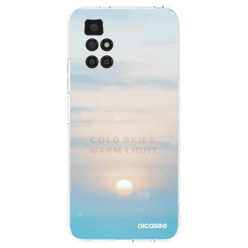 Picasee silikonski prozorni ovitek za Xiaomi Redmi 10 - COLD SKIES