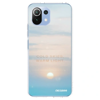 Picasee silikonski prozorni ovitek za Xiaomi 11 Lite 5G NE - COLD SKIES