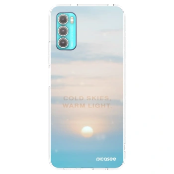 Picasee silikonski prozorni ovitek za Motorola Moto G60 - COLD SKIES
