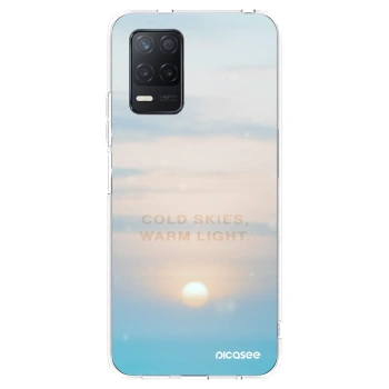 Picasee silikonski prozorni ovitek za Realme 8 5G - COLD SKIES