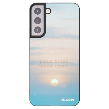 Picasee silikonski črni ovitek za Samsung Galaxy S22+ 5G - COLD SKIES