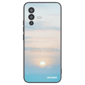 Picasee silikonski črni ovitek za Vivo V23 5G - COLD SKIES