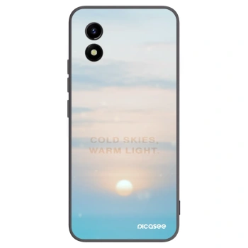 Picasee silikonski črni ovitek za Vivo Y01 - COLD SKIES