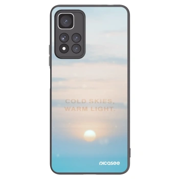 Picasee silikonski črni ovitek za Xiaomi Redmi Note 11 Pro+ 5G - COLD SKIES