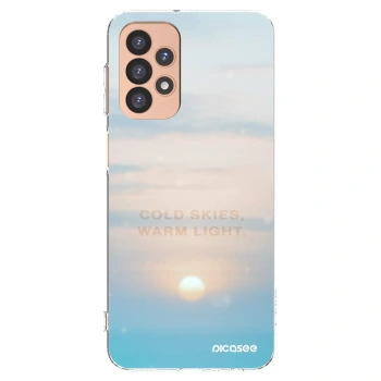 Picasee silikonski prozorni ovitek za Samsung Galaxy A23 A236B 5G - COLD SKIES