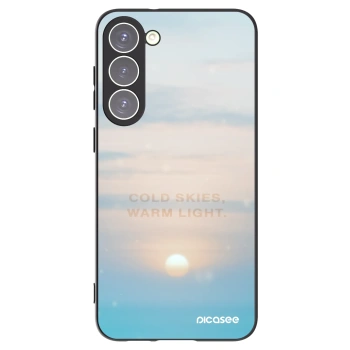 Picasee silikonski črni ovitek za Samsung Galaxy S23+ 5G - COLD SKIES